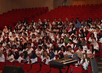 Suasana di Teater Global Jaya School